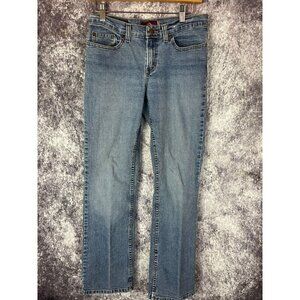 Vintage Jordache Jeans Womens 7/8 Blue Lo-Rise Stretch Bootcut Boho Western 90s